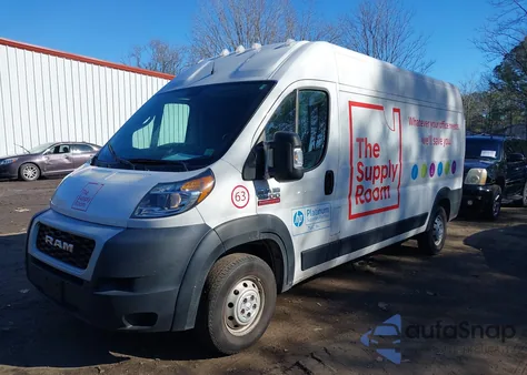 2020 Ram Promaster 2500 High Roof 159 Wb from USA, damaged, VIN 3C6TRVDGXLE121919